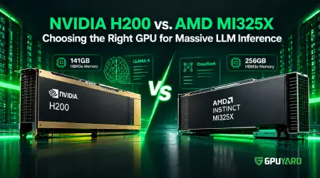 NVIDIA H200 vs. AMD MI325X: Choosing the Right GPU for Massive LLM Inference